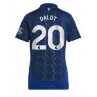 Manchester United Diogo Dalot #20 Vonkajší Ženy futbalový dres 2024-25 Krátky Rukáv